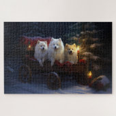 Puzzle Décor de Noël Eskimo Snowy Sleigh (Horizontal)
