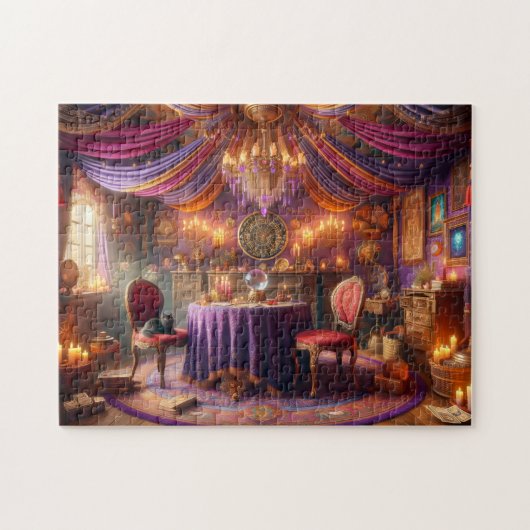 Puzzle Décor de Tarot mystique du caisson Fortune de Bohê (Horizontal)