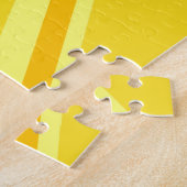 Puzzle Décor du drapeau britannique de l'Union Jack jaune (Côté)