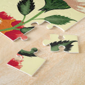 Puzzle Décor fleuri et motif sans charme. (Côté)