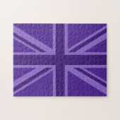 Puzzle Décor Union Jack Accent Violet (Horizontal)