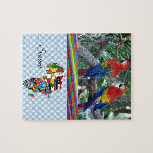 Puzzle décoratif africain (Horizontal)