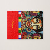 Puzzle décoratif africain (Horizontal)