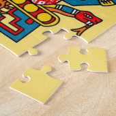 Puzzle décoratif africain (Côté)