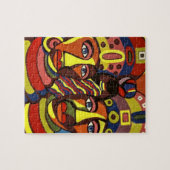 Puzzle décoratif africain (Horizontal)