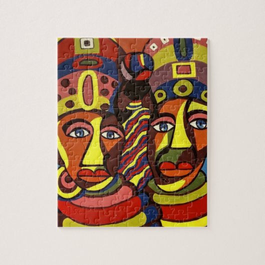 Puzzle décoratif africain (Vertical)
