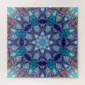 Puzzle décoratif bleu (Horizontal)