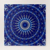 Puzzle décoratif bleu (Horizontal)