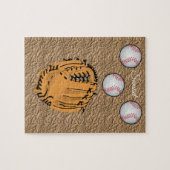 Puzzle décoratif de baseball (Horizontal)