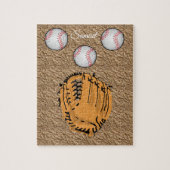 Puzzle décoratif de baseball (Vertical)