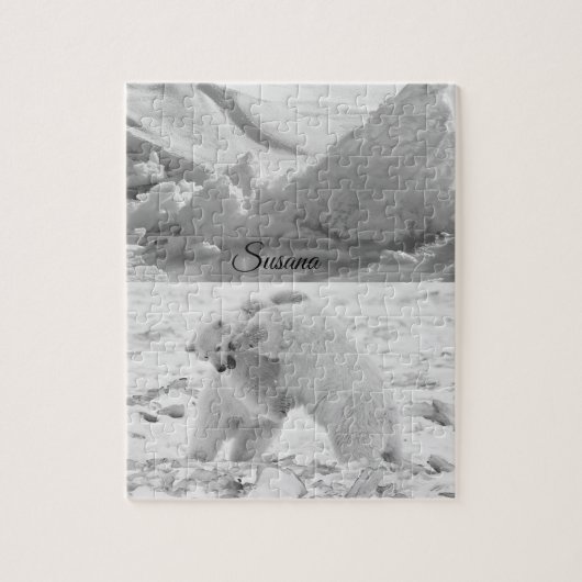 Puzzle décoratif d'ours polaire (Vertical)