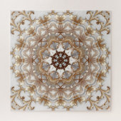 Puzzle décoratif en or (Horizontal)