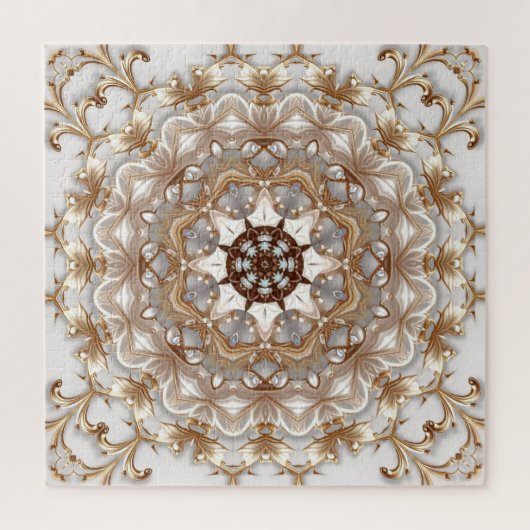 Puzzle décoratif en or (Vertical)