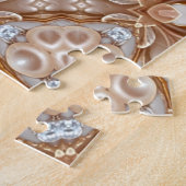 Puzzle décoratif en or (Côté)