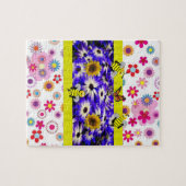 Puzzle décoratif floral (Horizontal)