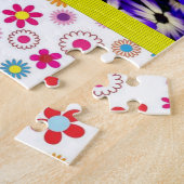 Puzzle décoratif floral (Côté)