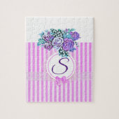 Puzzle décoratif floral (Vertical)