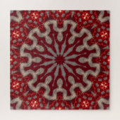 Puzzle décoratif rouge (Horizontal)