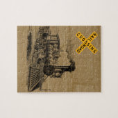 Puzzle décoratif train vintage (Horizontal)