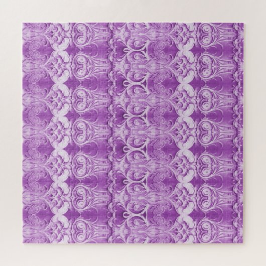 Puzzle décoratif violet (Horizontal)