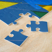 Puzzle Décoration de drapeau triangulaire (Côté)