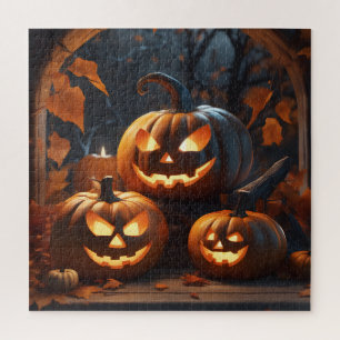 Puzzle décoration d'halloween