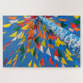 Puzzle Décoration du drapeau triangulaire (Horizontal)