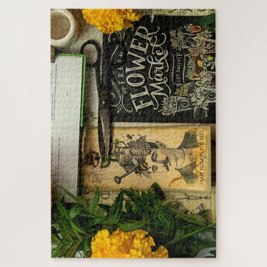 Puzzle Décoration fleurie (Vertical)