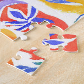 Puzzle décoration traditionnelle roumaine (Côté)