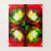 Puzzle Decorative Christmas globes art (Vertical)