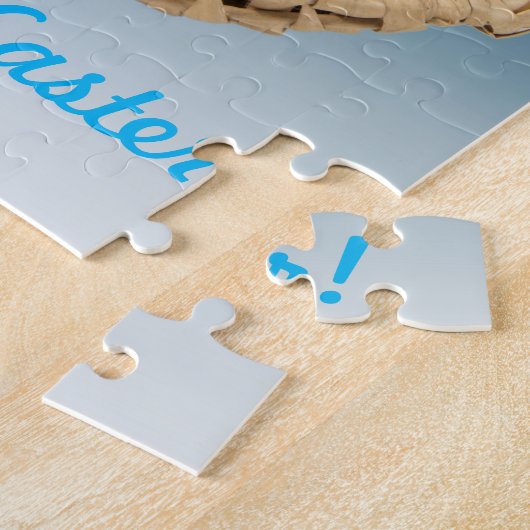 Puzzle décoré de panier d'oeufs (Côté)