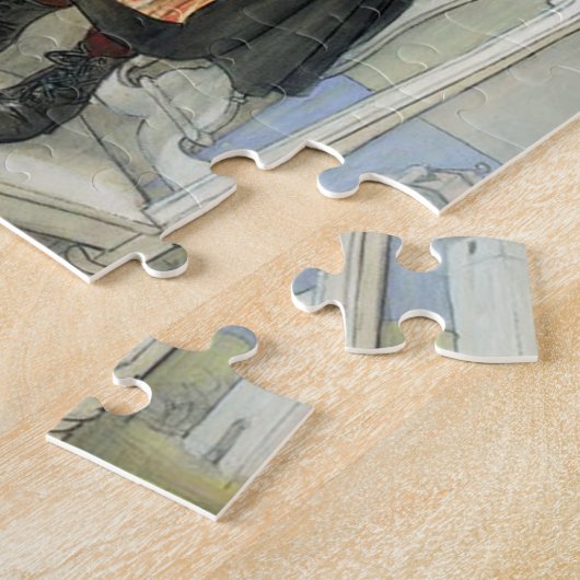 Puzzle Décorer l'arbre de Noël - Carl Larsson (Côté)