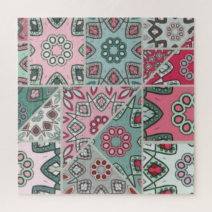Puzzle Découpe en arabe indien Vintage