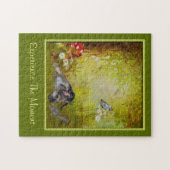 Puzzle Découvrez Le Moment Inspirationnel Citation Chiot (Horizontal)