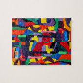 Puzzle Deep Abstract Art by Alicia McDaniel Fine Art (Horizontal)