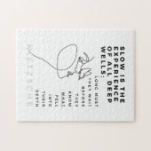 Puzzle Deep Soul Introvert philosophie citation Nietzsche (Horizontal)