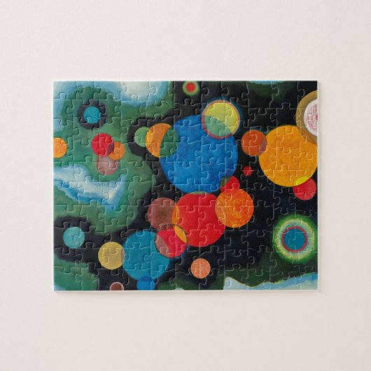 Puzzle Deepened Impulse Abstract Oil on Canvas Kandinsky (Horizontal)