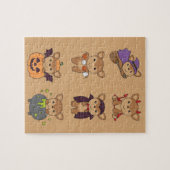 Puzzle Deer Halloween Devil Citrouille Vampire costume Ji (Horizontal)