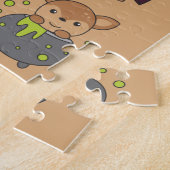 Puzzle Deer Halloween Devil Citrouille Vampire costume Ji (Côté)