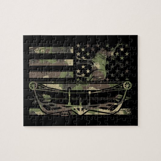 Puzzle Deer hunter bow hunting (Horizontal)