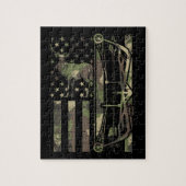 Puzzle Deer hunter bow hunting (Vertical)