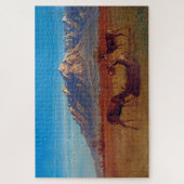 Puzzle Deer in Mountain Home, Albert Bierstadt (Vertical)