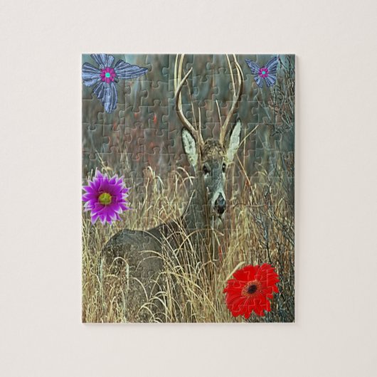 Puzzle Deer Jigsaw (Vertical)