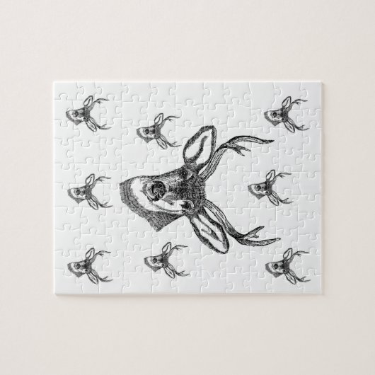 Puzzle Deer Jigsaw (Horizontal)