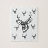 Puzzle Deer Jigsaw (Vertical)