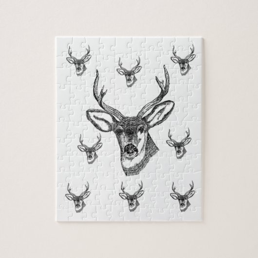 Puzzle Deer Jigsaw (Vertical)