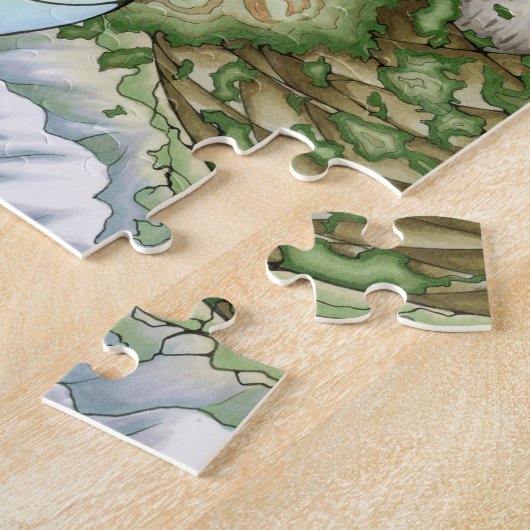 Puzzle Déesse au clair de lune (Côté)