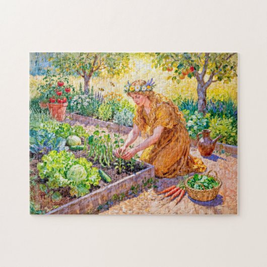Puzzle Déesse grecque Déméter Récolte Jardin (Horizontal)