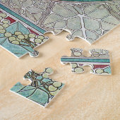 Puzzle Déesse vintage verte (Côté)