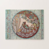 Puzzle Déesse vintage verte (Horizontal)